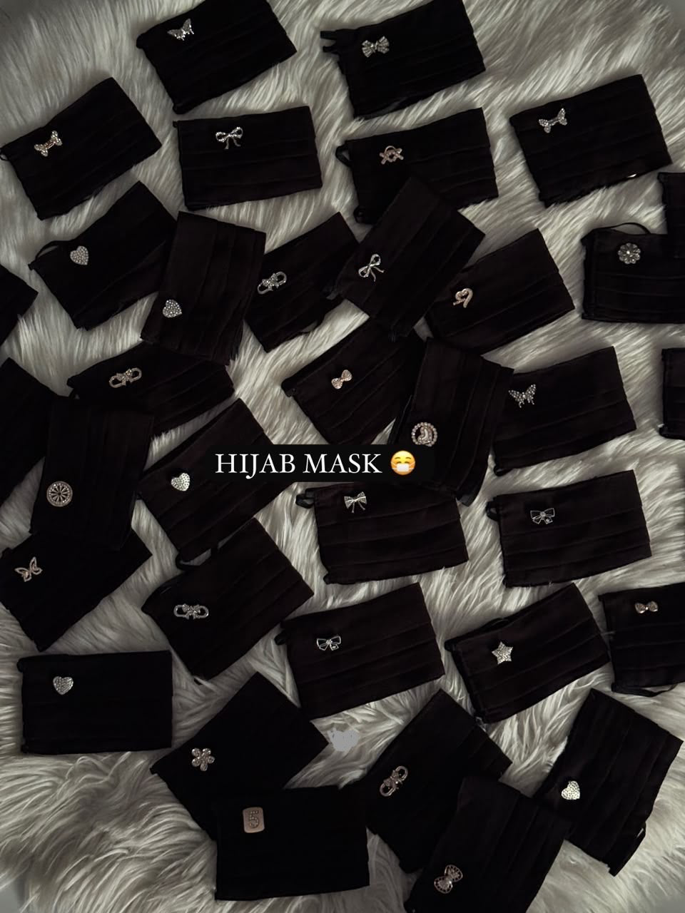 Hijab Mask - Party Wear (Any random mask will be given)
