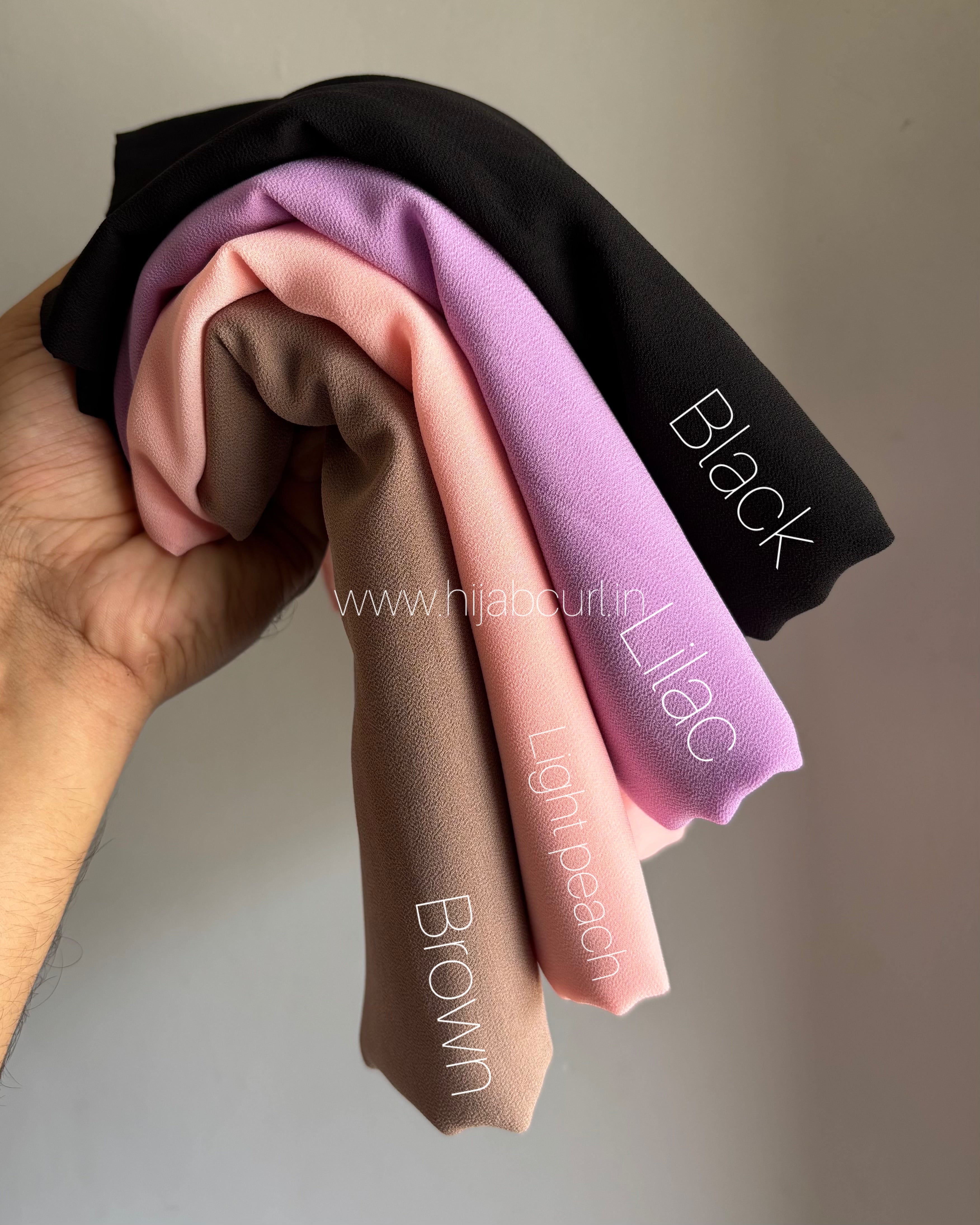 Heavy Malaysian Chiffon Hijab - 2 Meter Length