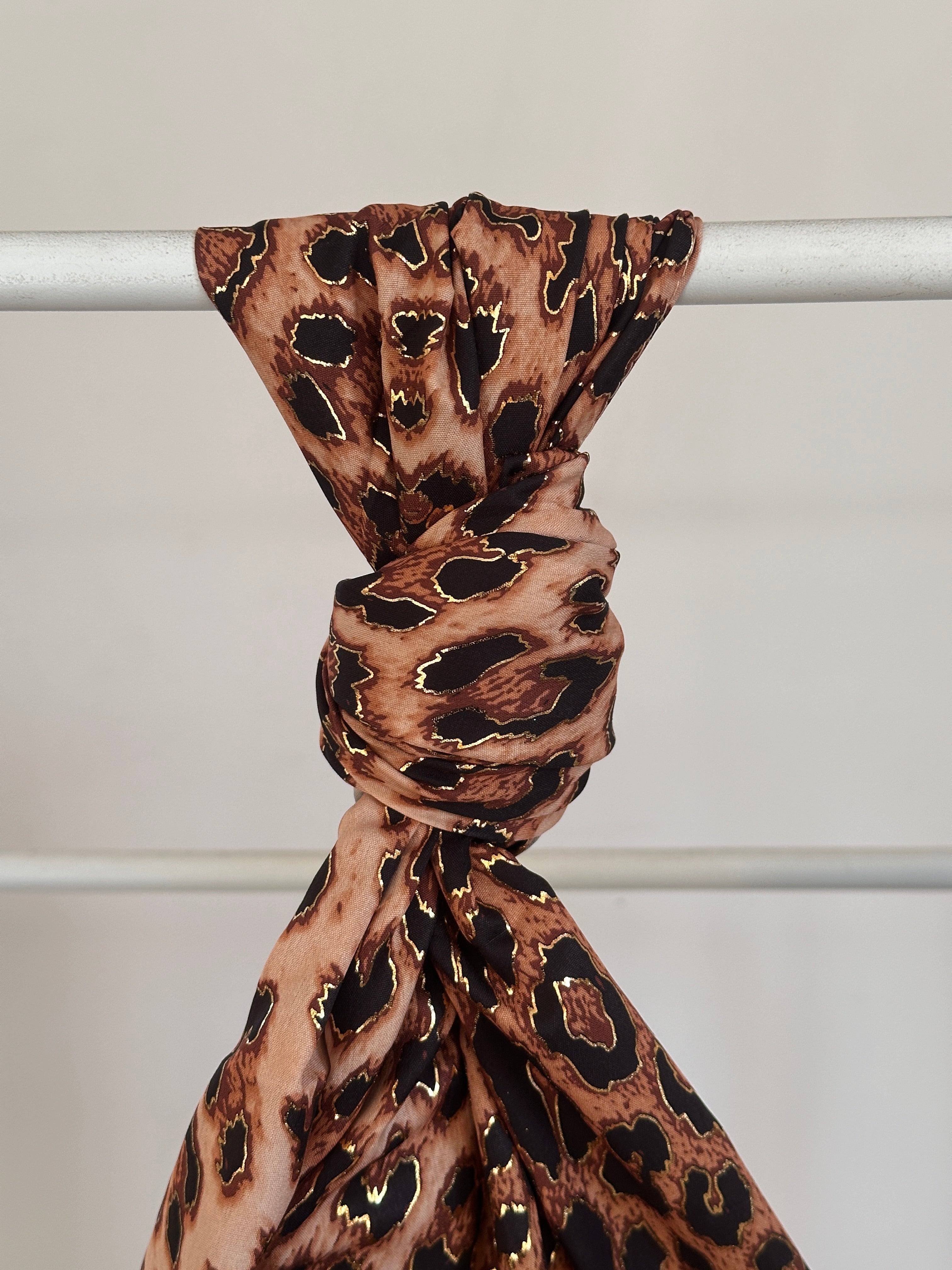Leopard Printed Istanbul Cotton Hijab