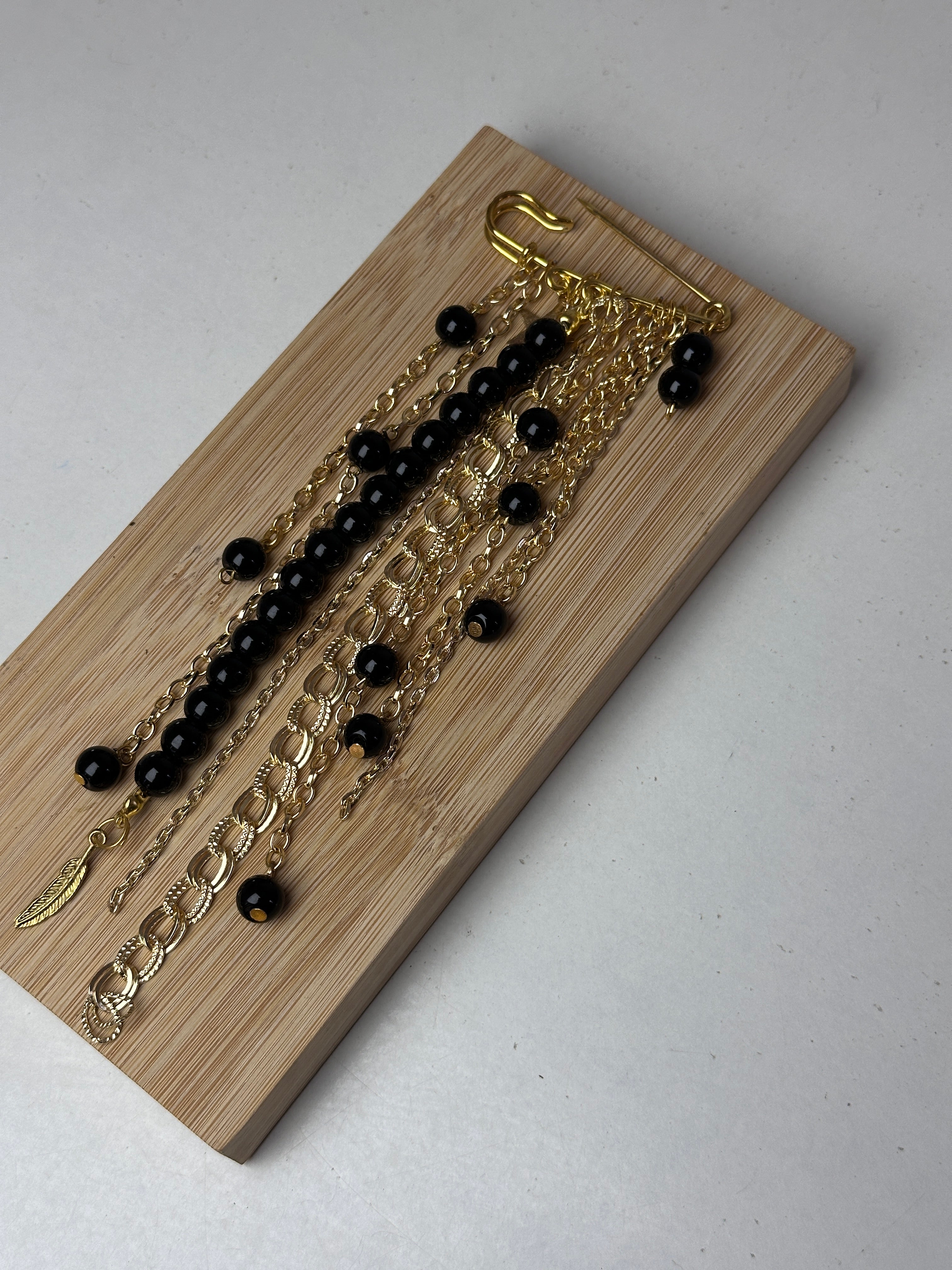 Black brooche
