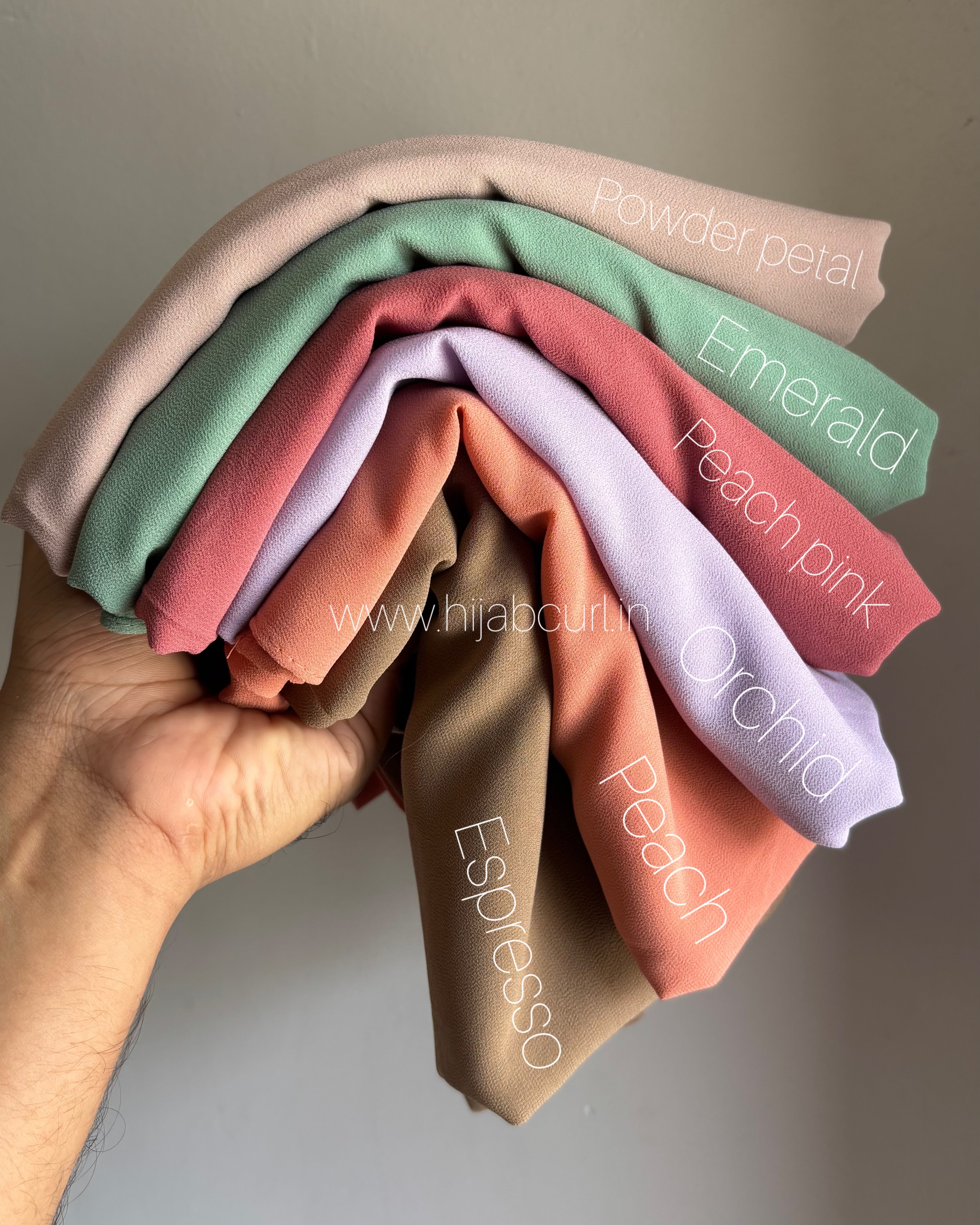Heavy Malaysian Chiffon Hijab - 2 Meter Length