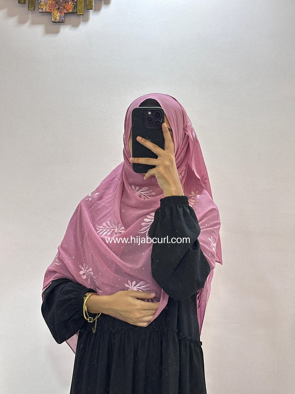 Premium Chiffon Embroidered Hijab