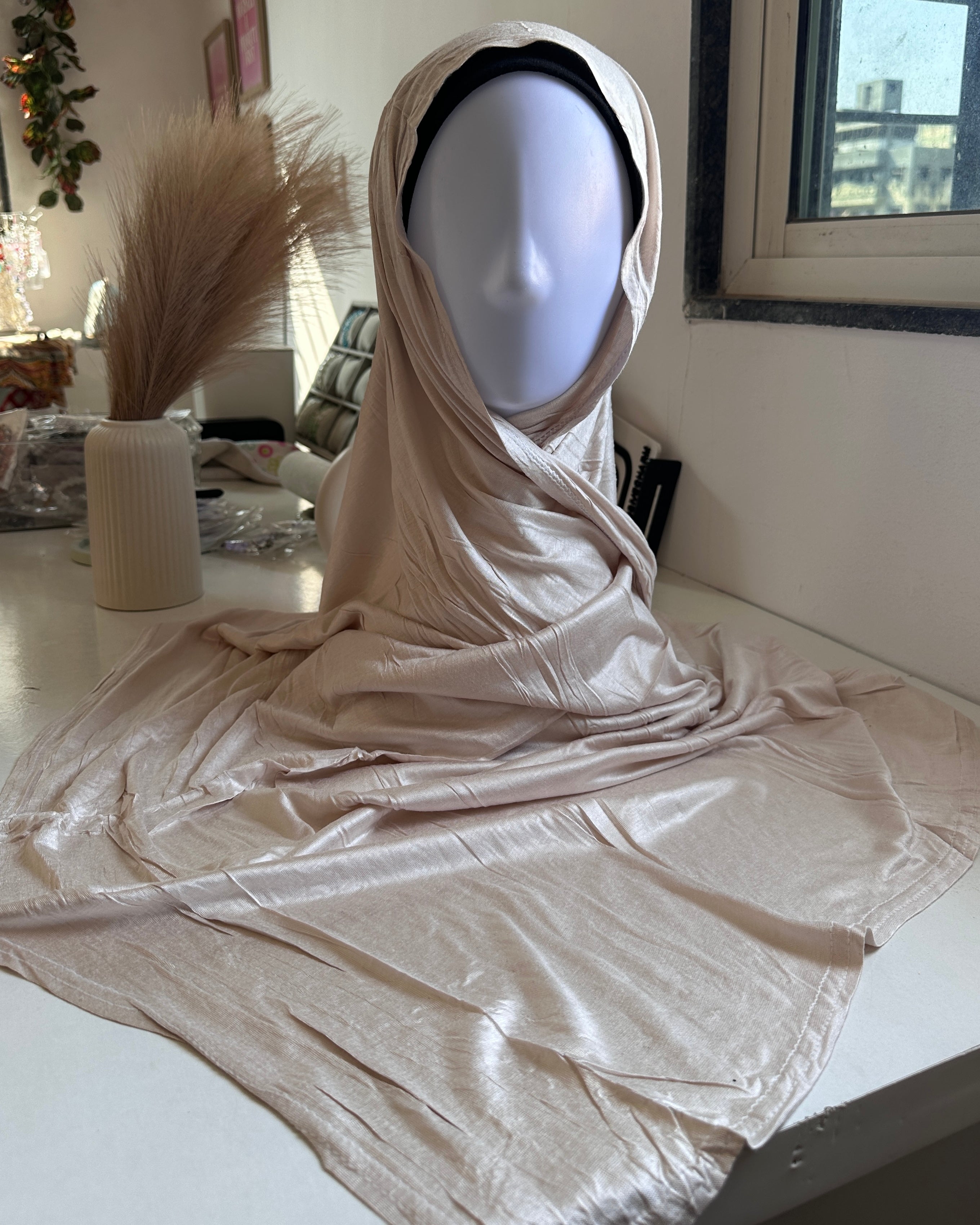 Jersey Hijab - Solid Soft Fabric