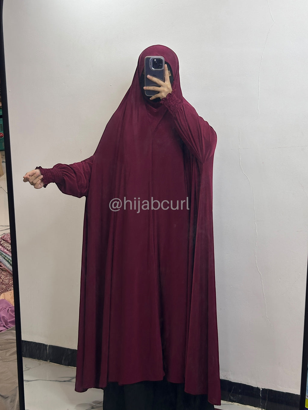 Sleeve Jilbab - 60 inches Length