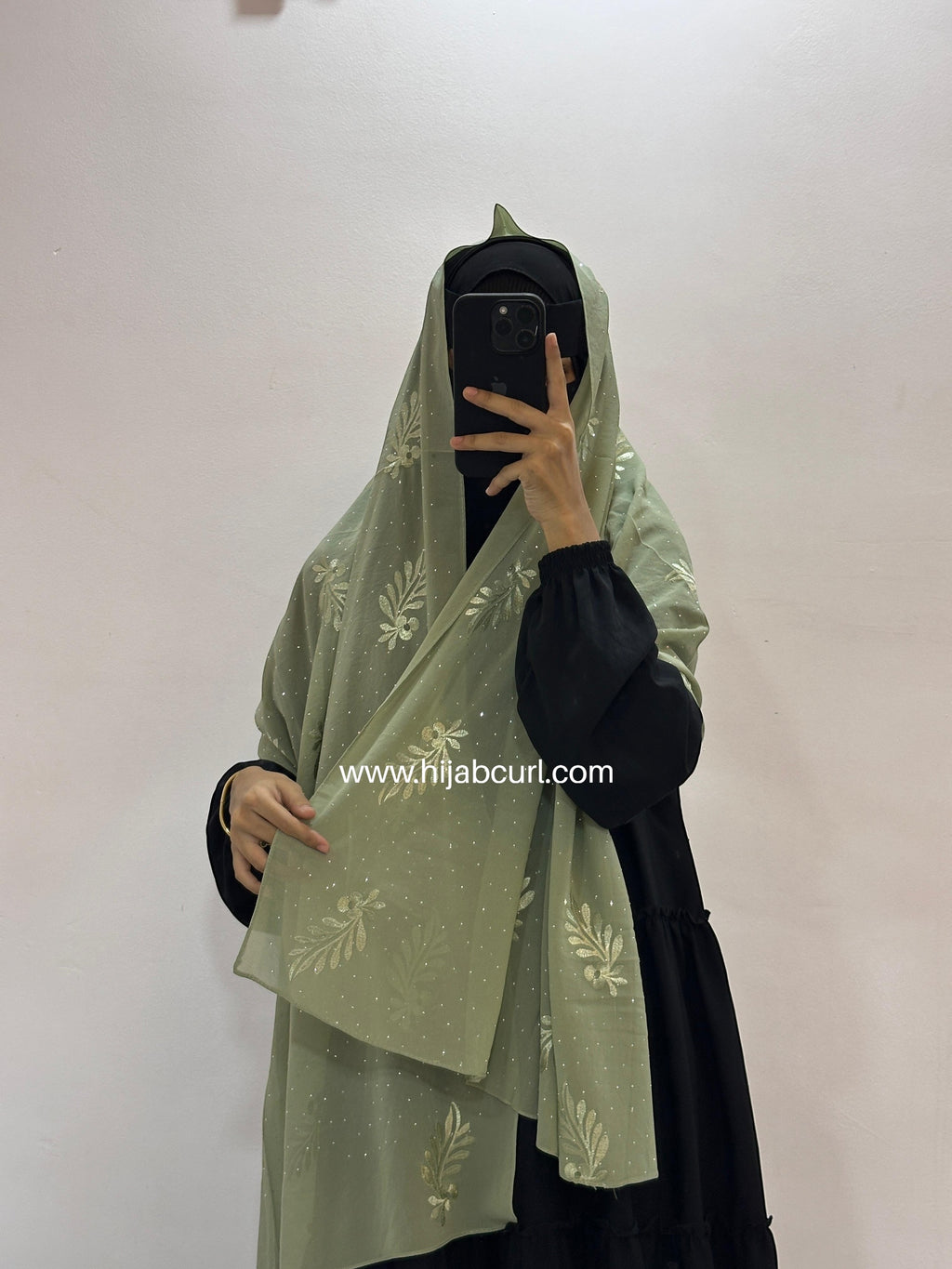 Premium Chiffon Embroidered Hijab