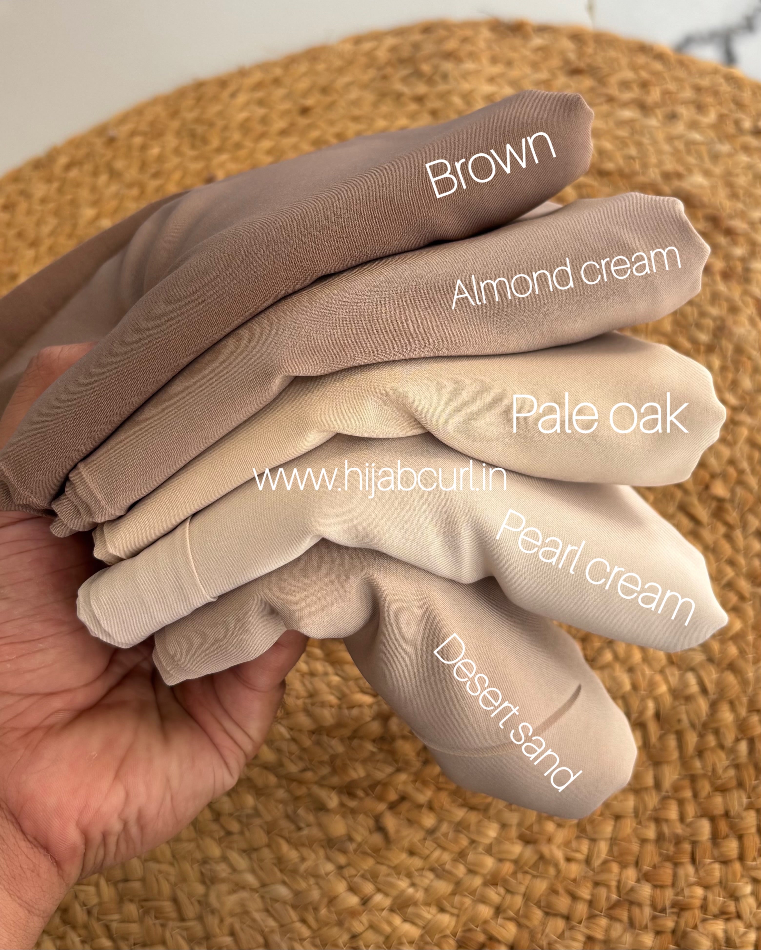 Soft Jersey Hijab - Solid Soft Fabric