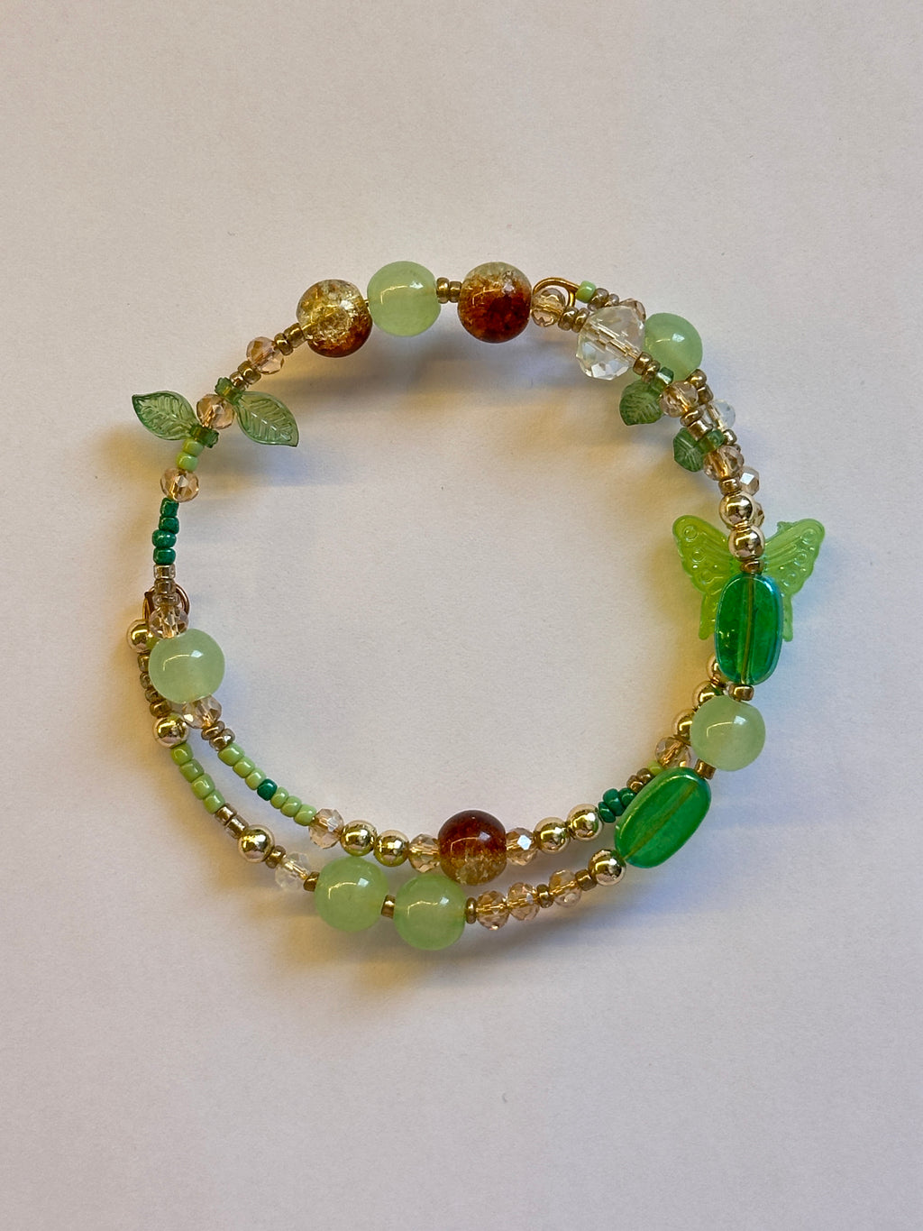 Two layers bracelet