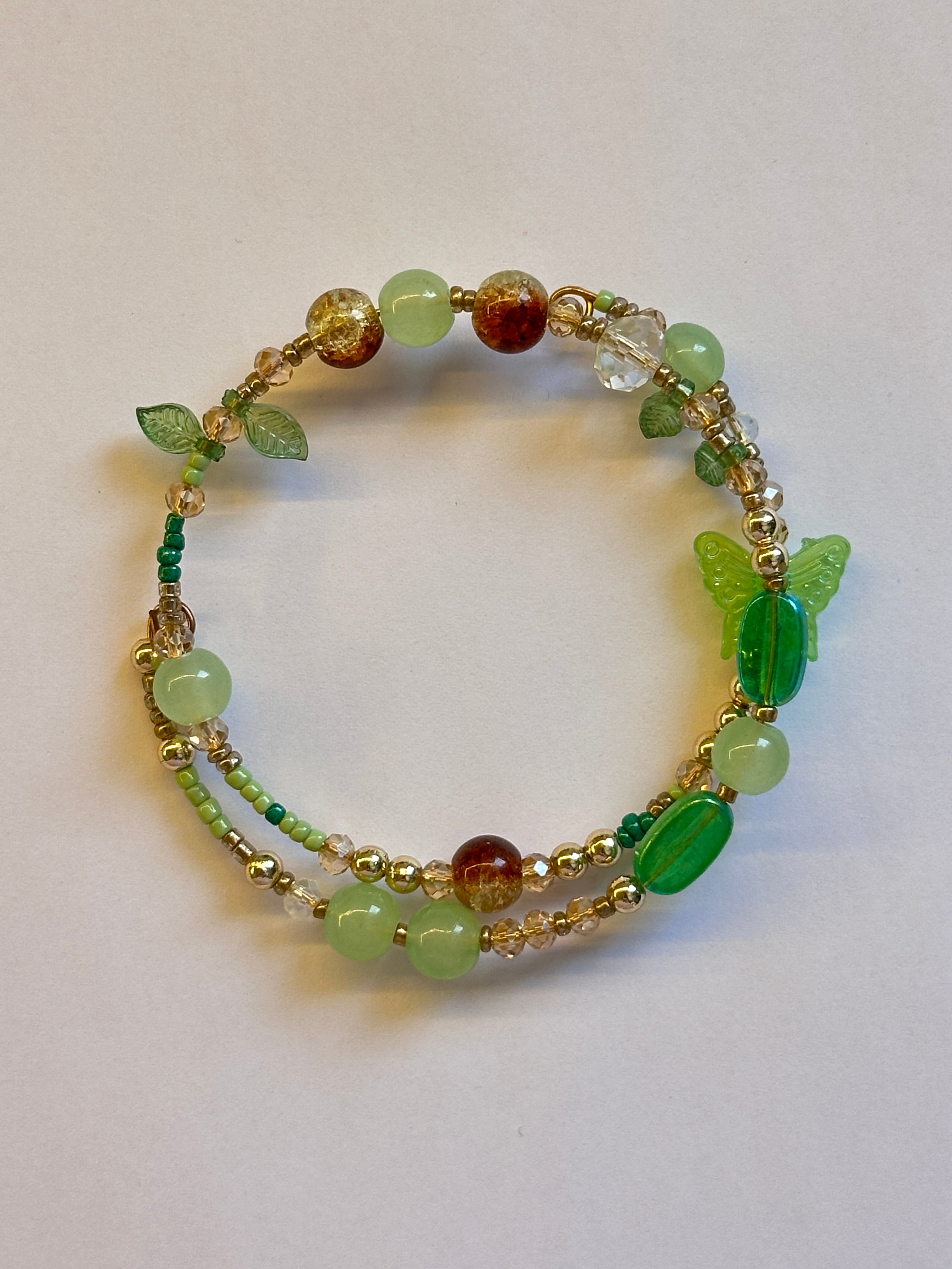Two layers bracelet