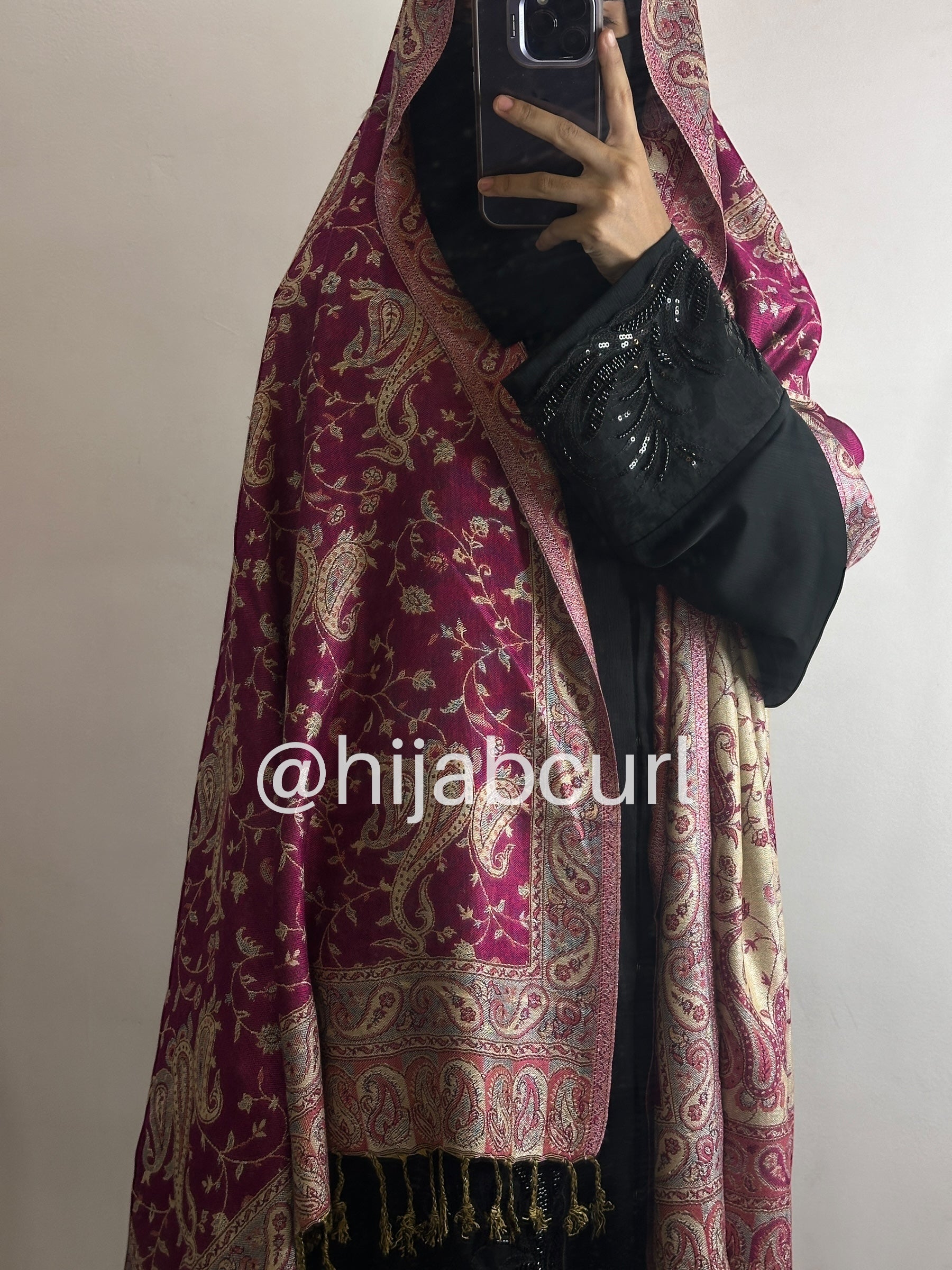 Luxury pashmina shawl