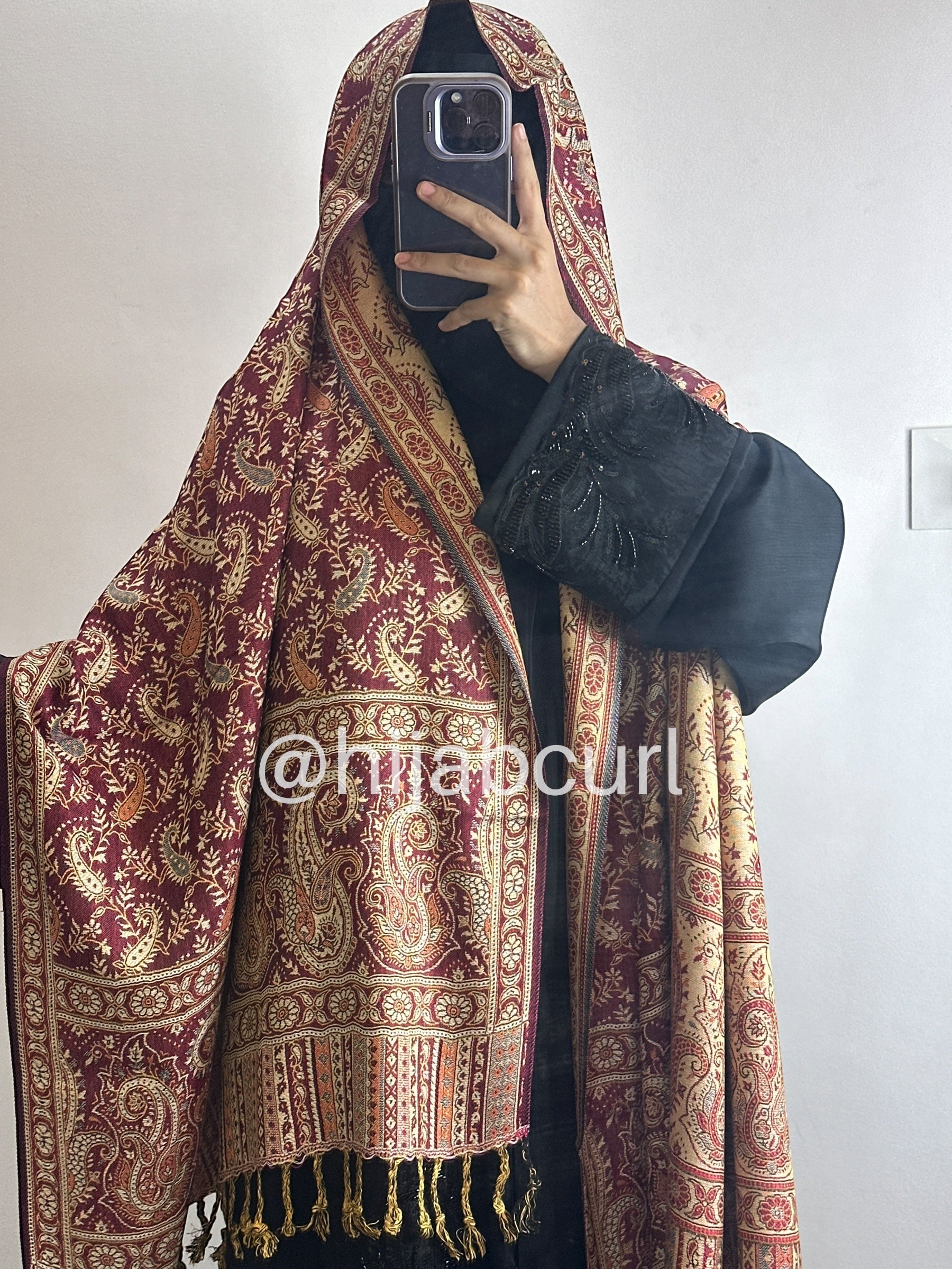 Luxury pashmina shawl