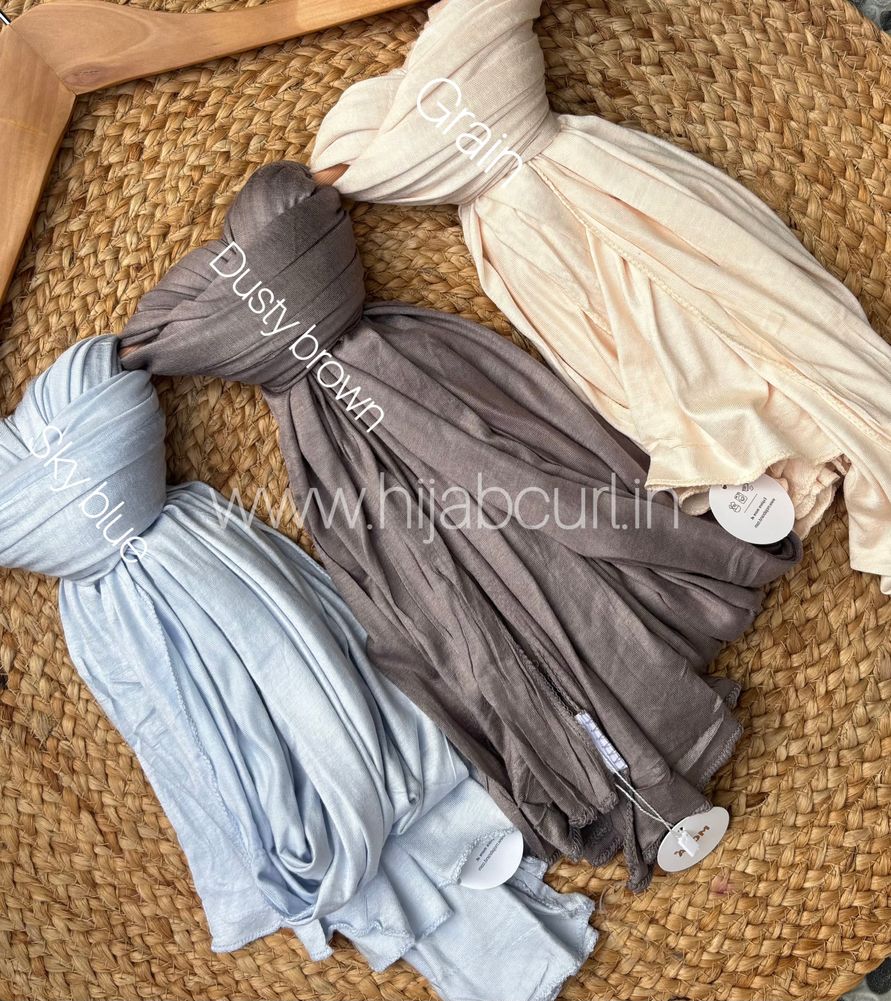 Moja Jersey Hijab - Solid Soft Fabric