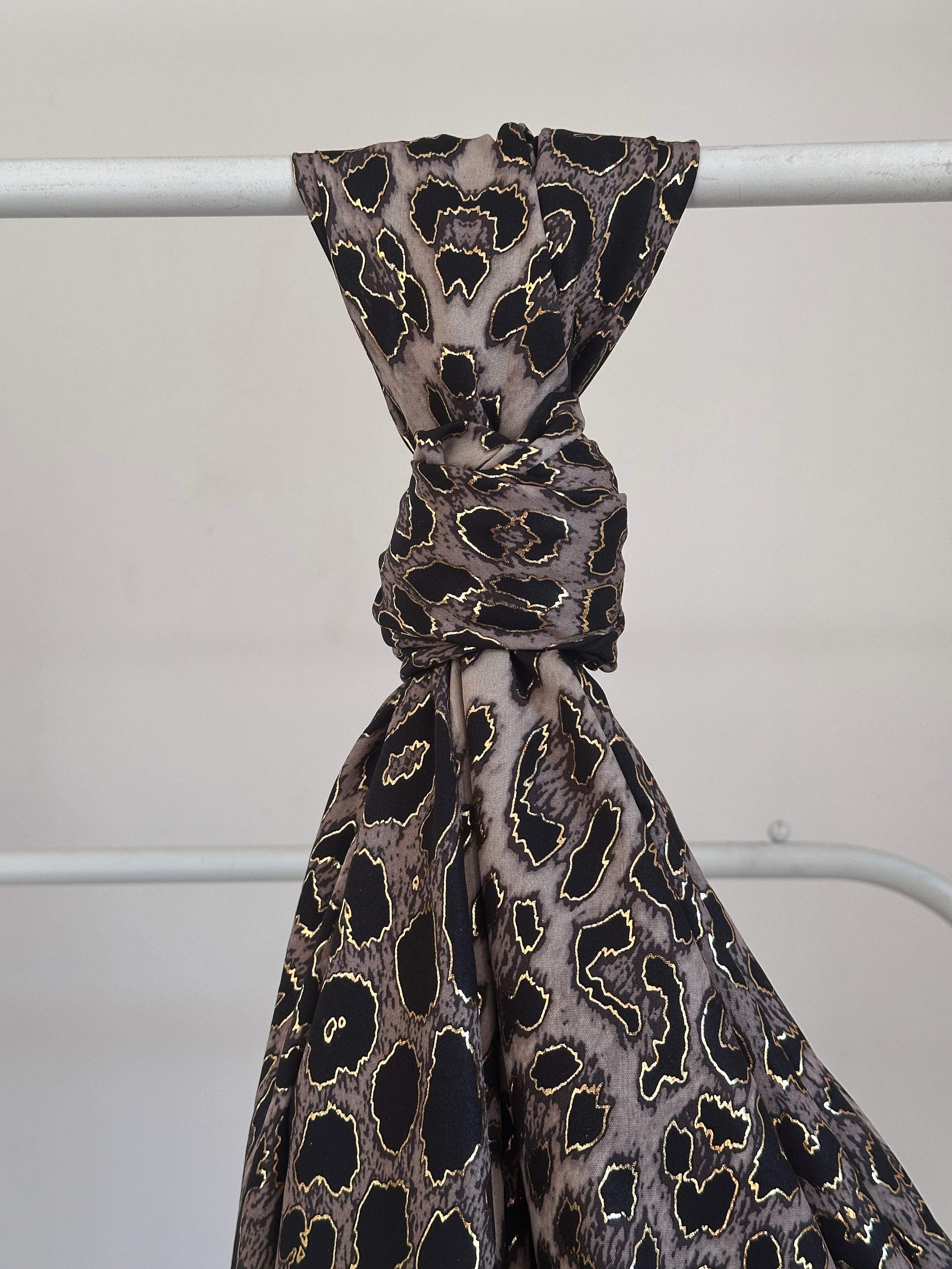 Leopard Printed Istanbul Cotton Hijab