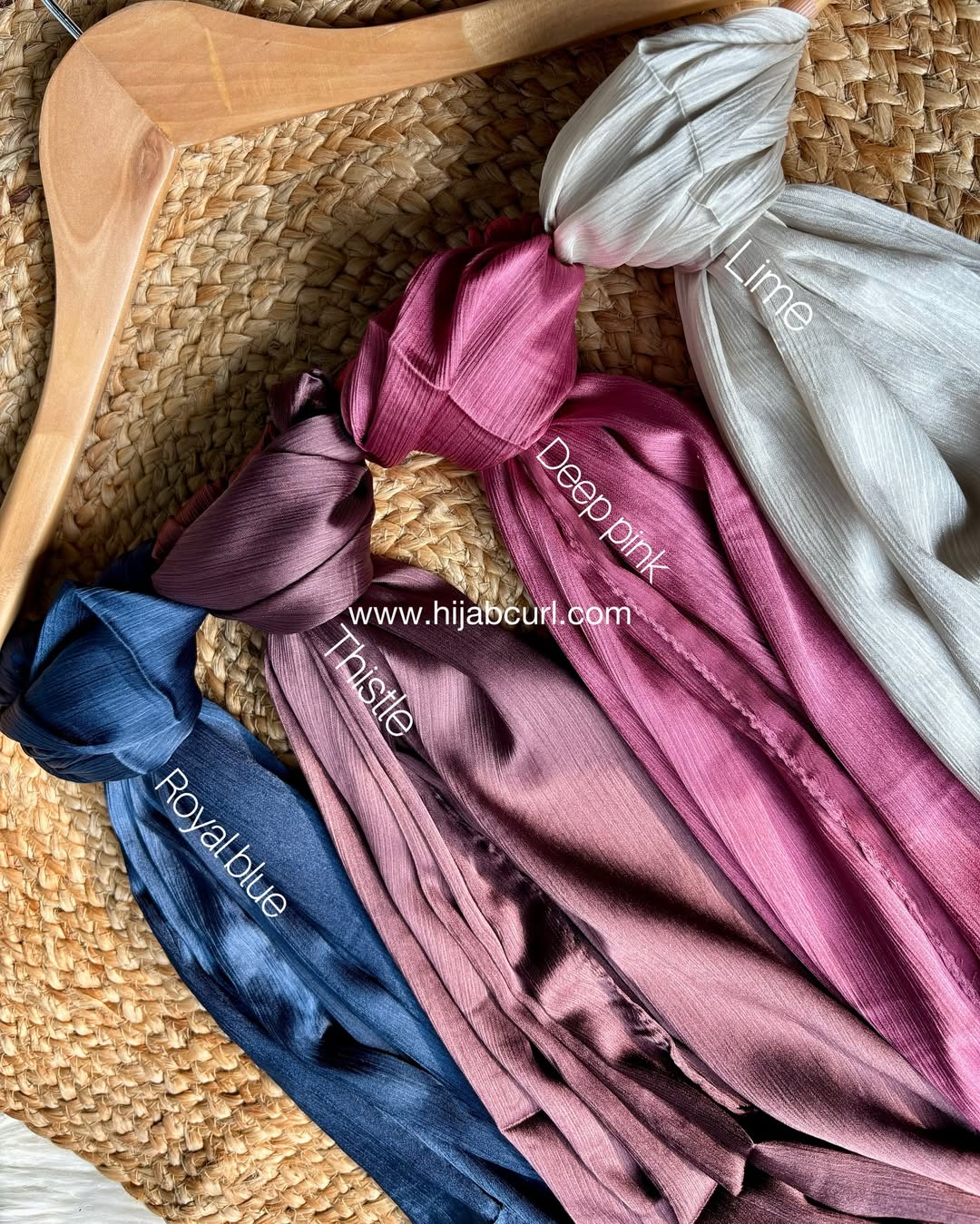 Muna Satin - Crinkled Satin Hijab