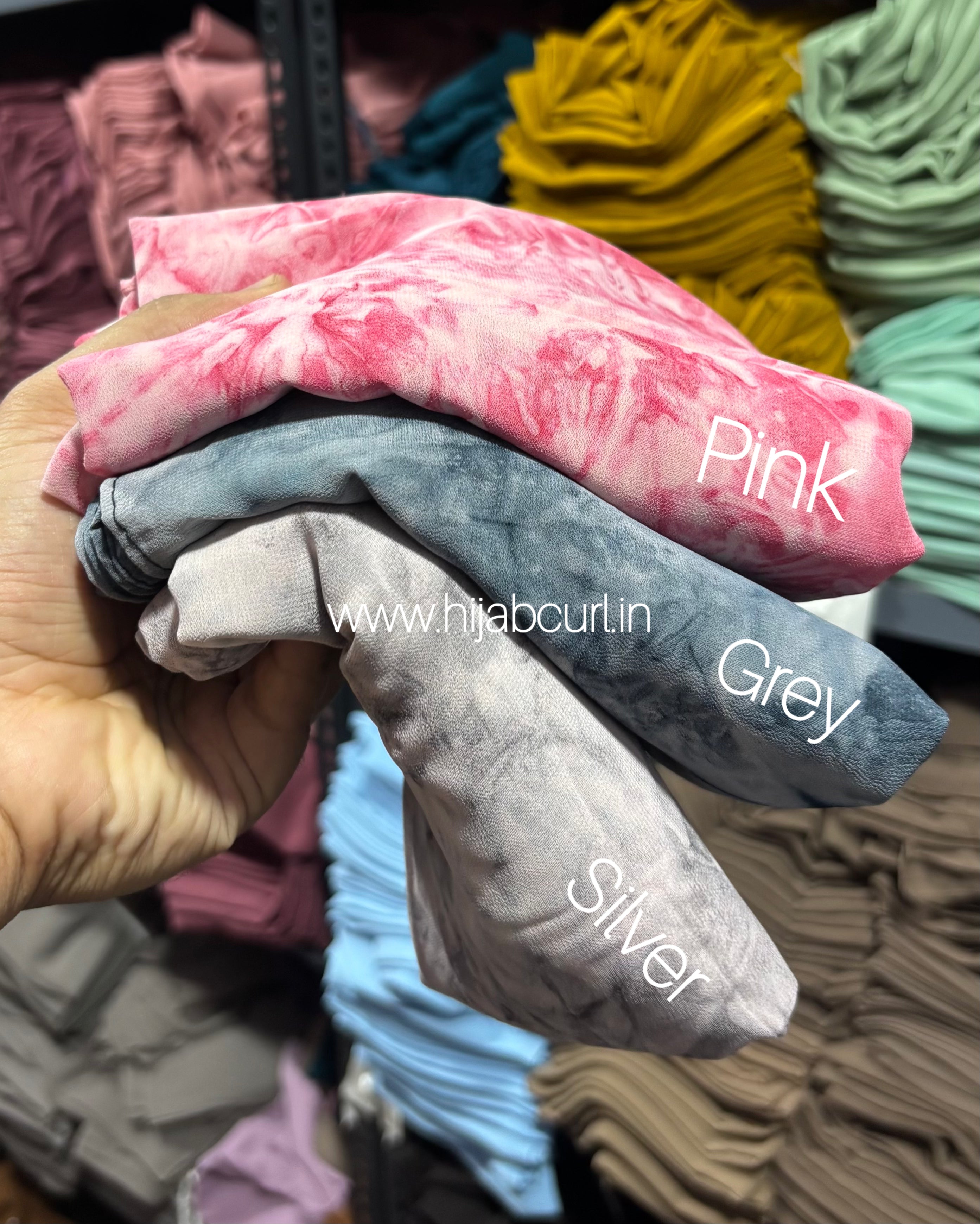 Tie Dye Georgette Hijab
