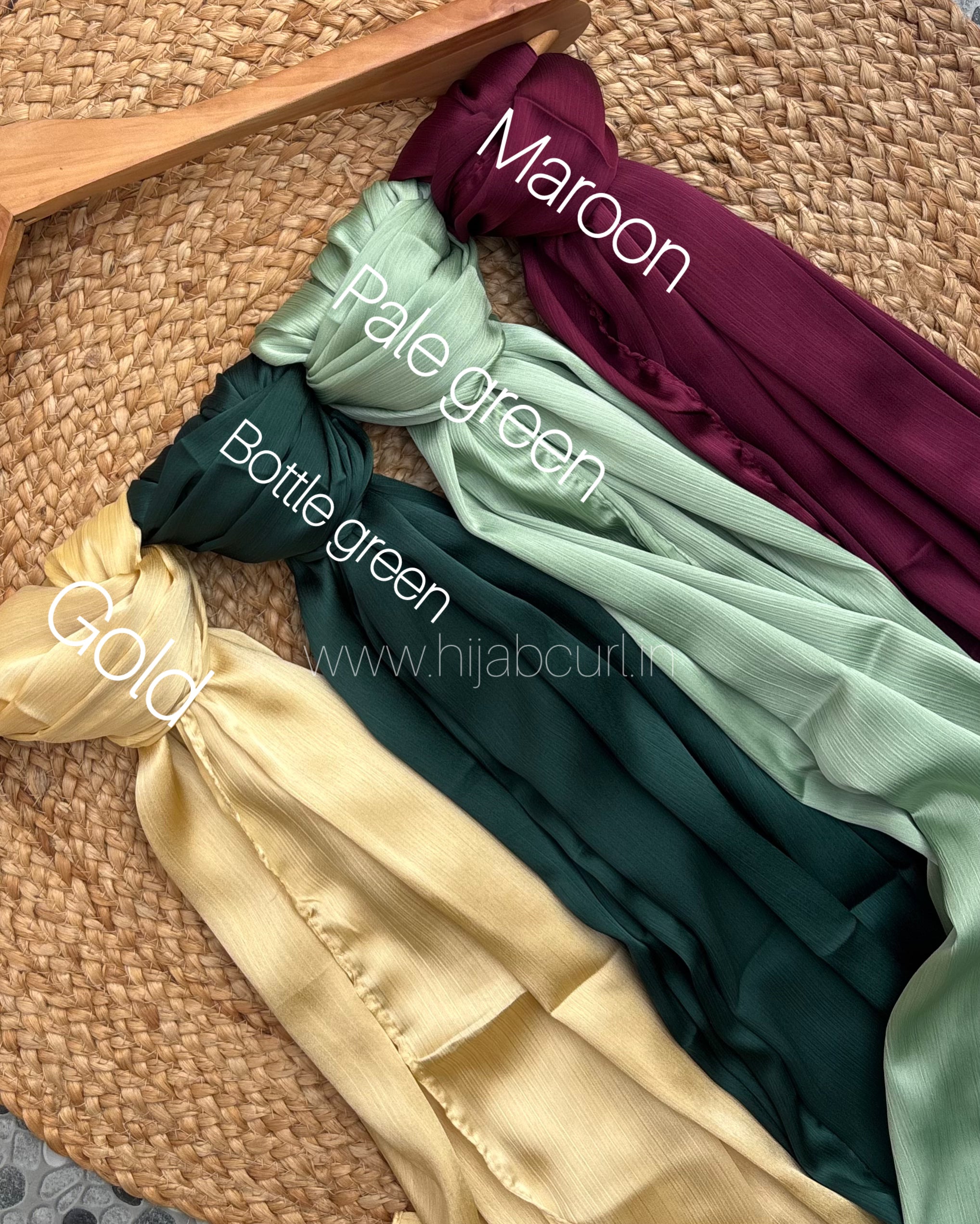 Muna Satin - Crinkled Satin Hijab