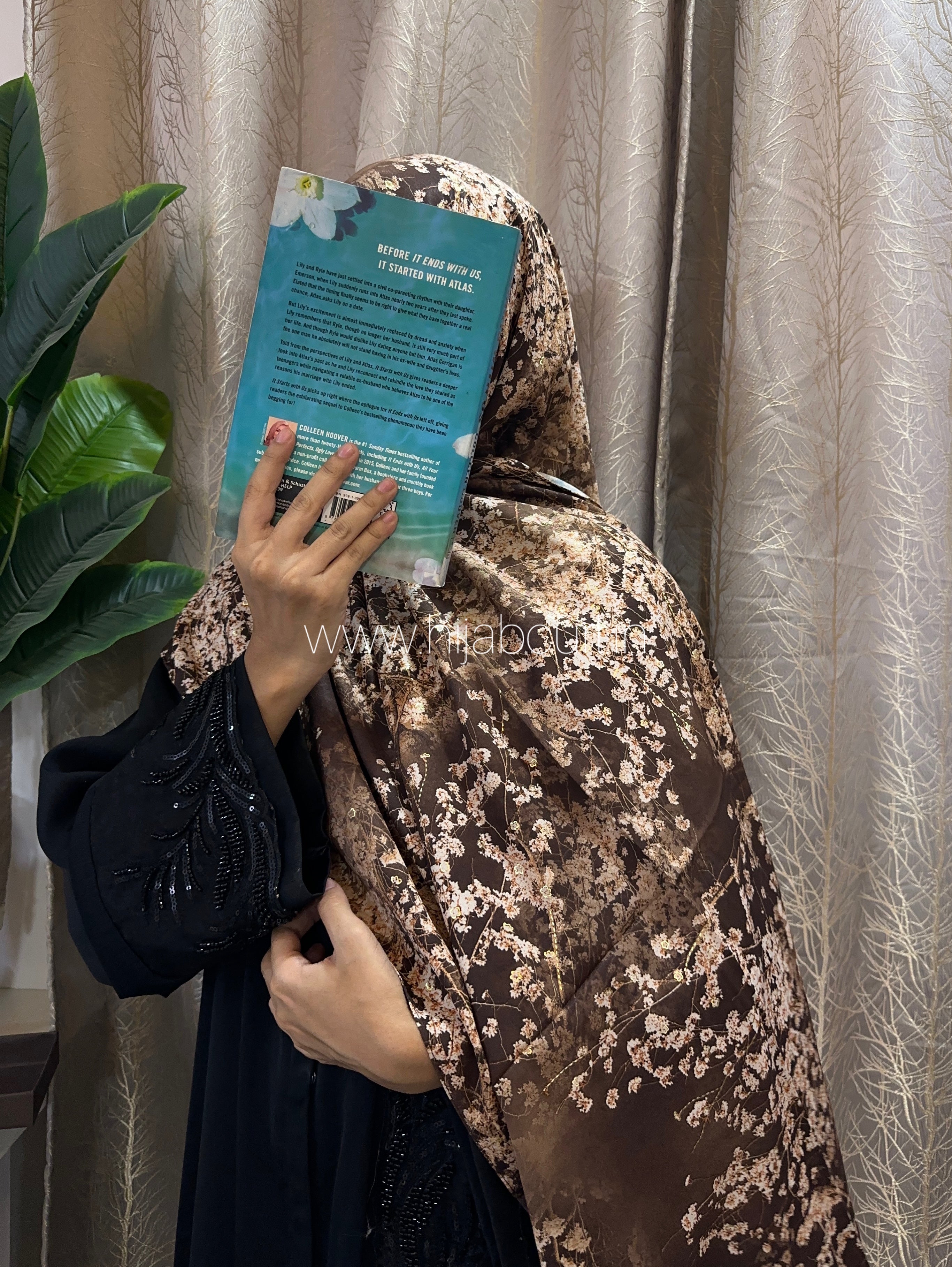 Istanbul cotton hijab - Floral print