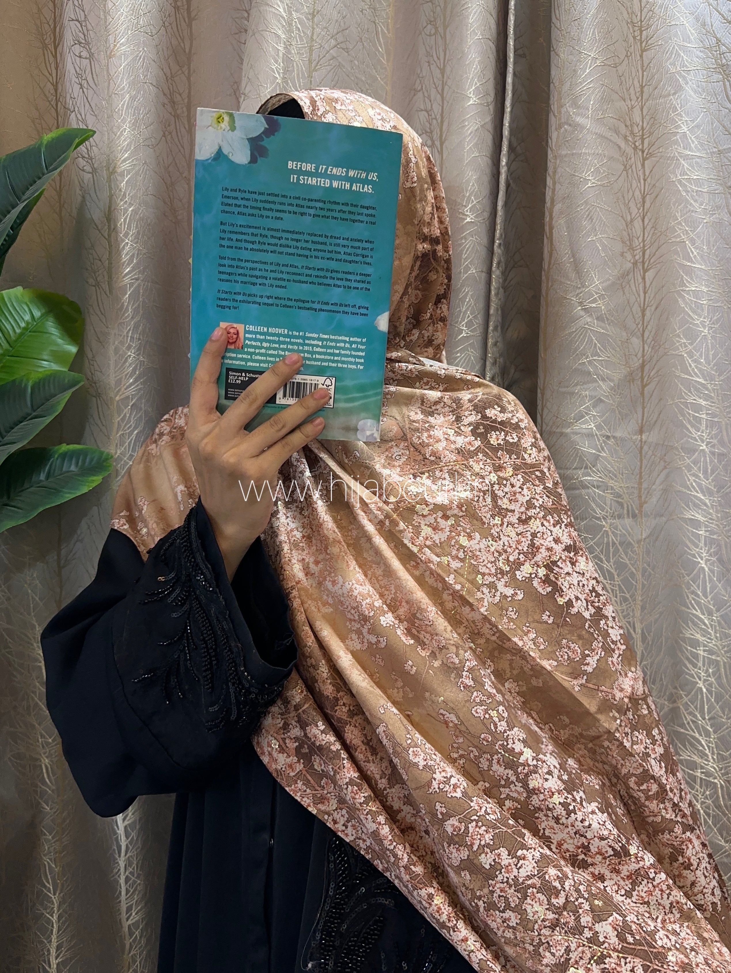 Istanbul cotton hijab - Floral print
