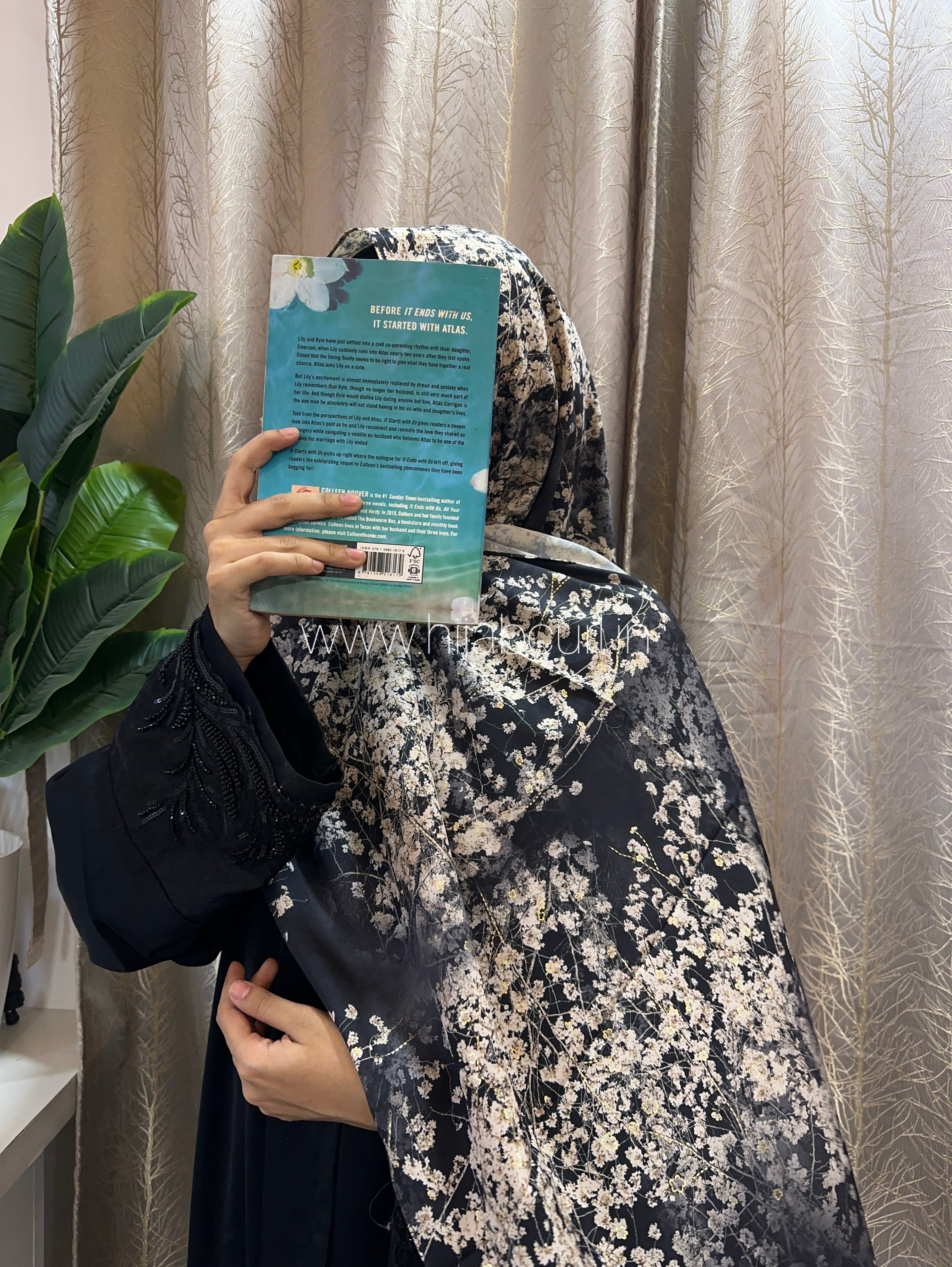 Istanbul cotton hijab - Floral print