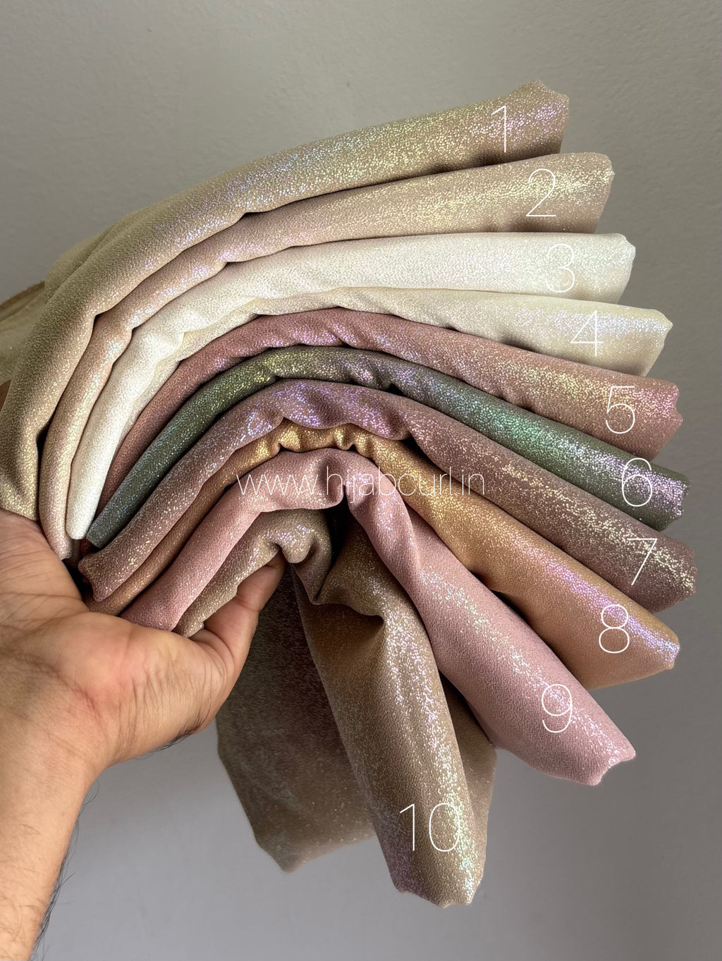 Georgette shimmer hijab