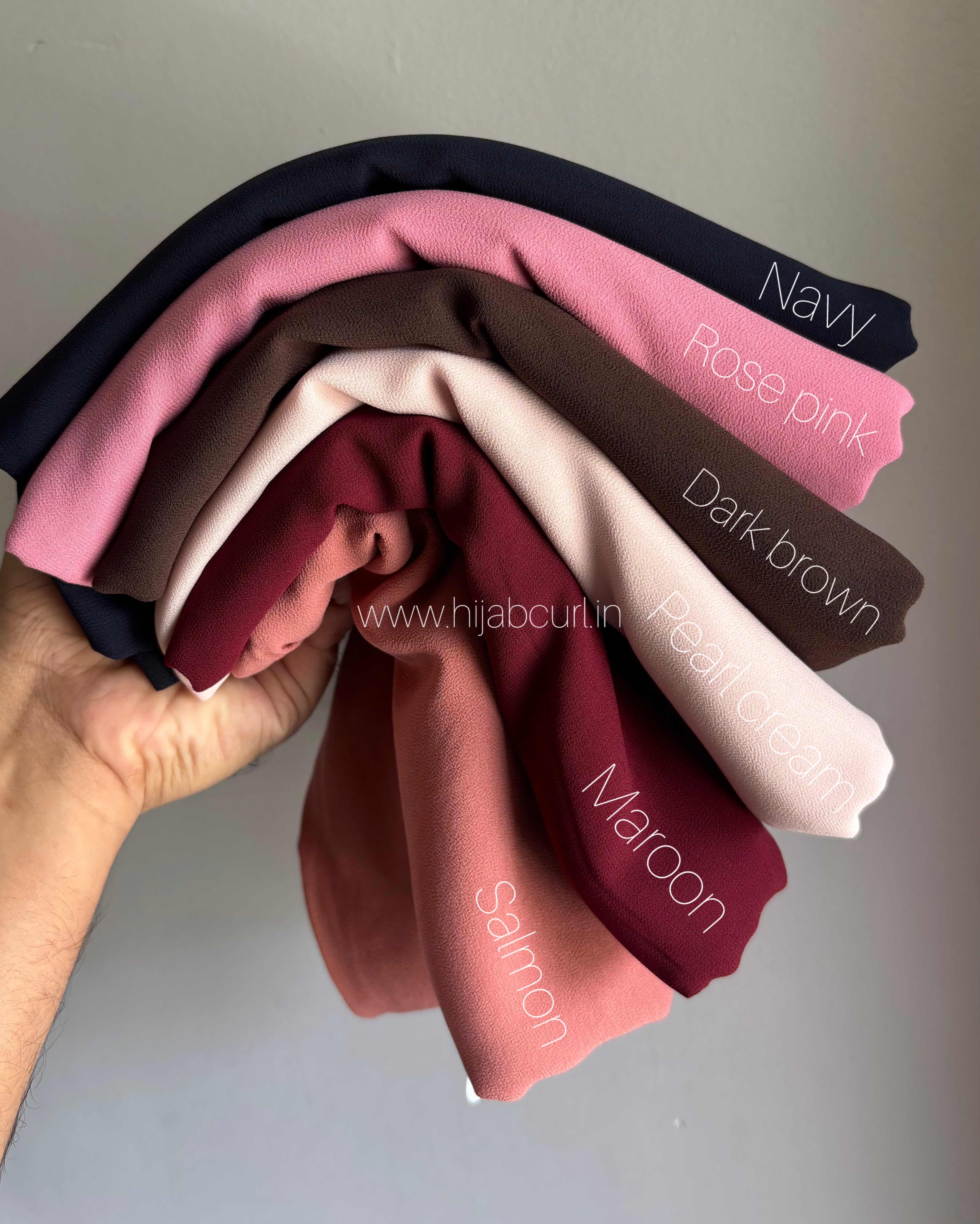 Heavy Malaysian Chiffon Hijab - 2 Meter Length