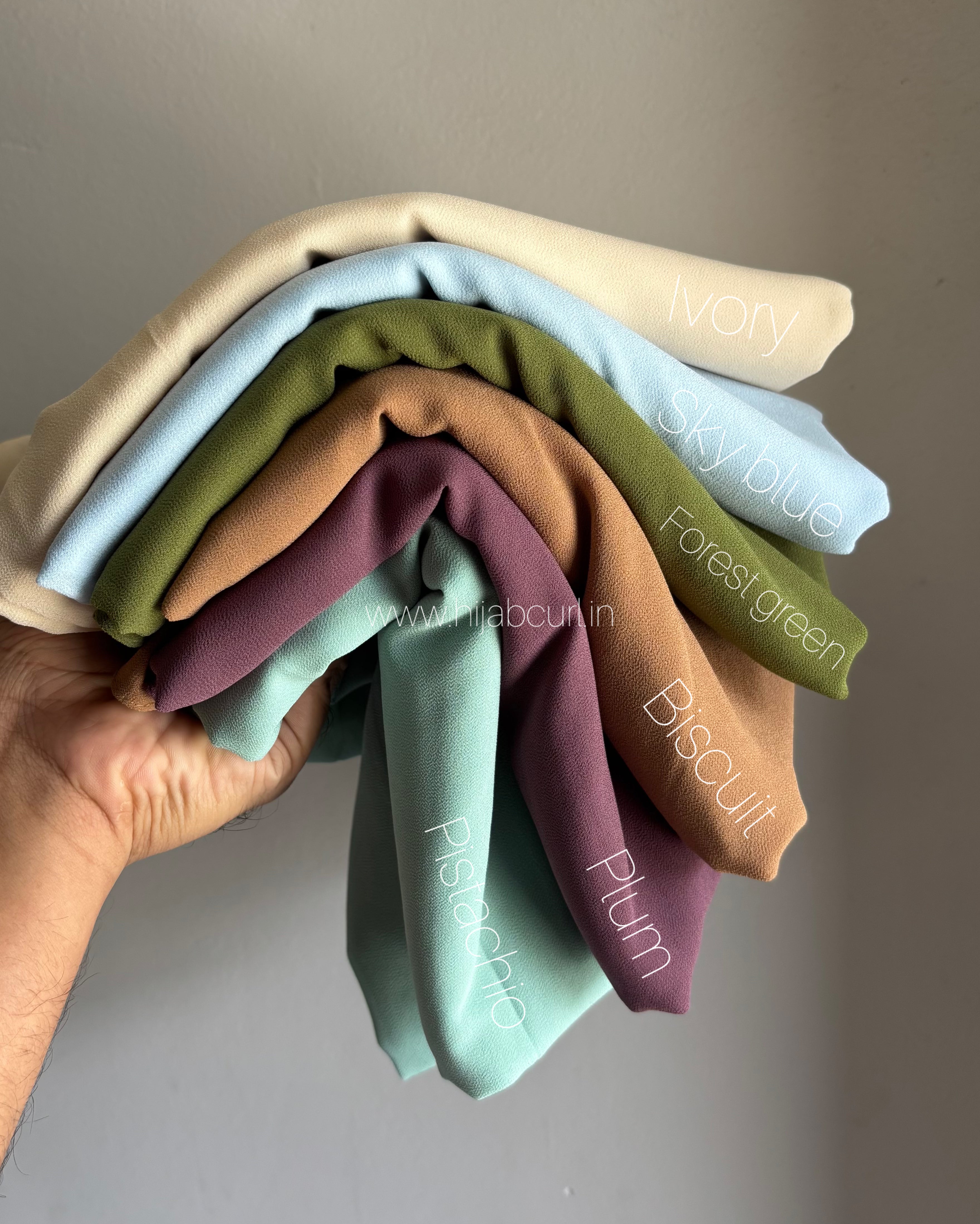 Heavy Malaysian Chiffon Hijab - 2 Meter Length