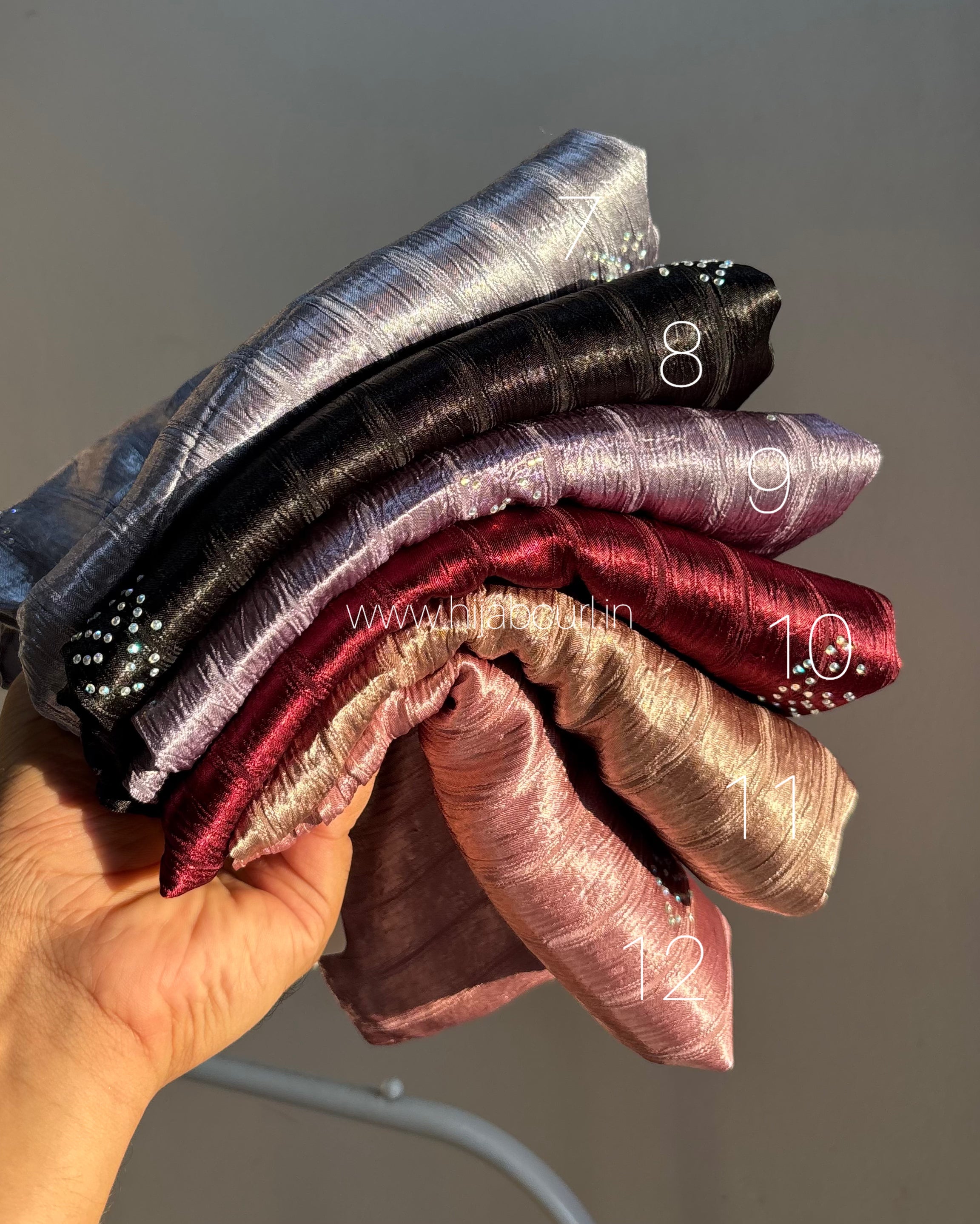 Satin Hijab - Party wear